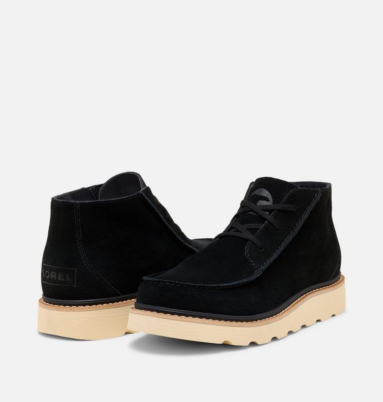 Men's SLABTOWN 62’ Mid Wallabee, Color: Black, Bleached Ceramic, image 8