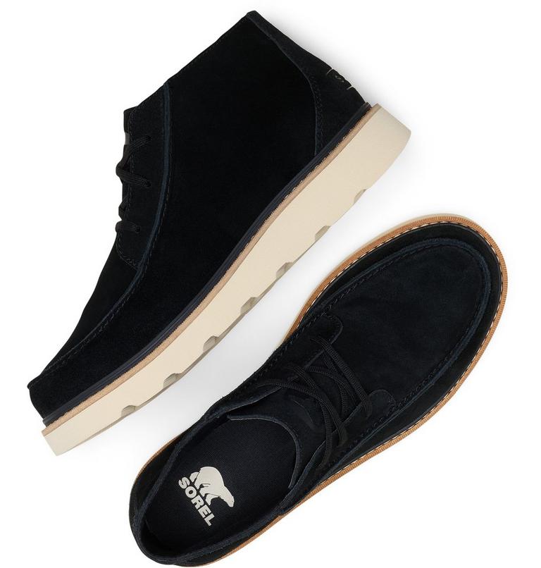 Men's SLABTOWN 62’ Mid Wallabee, Color: Black, Bleached Ceramic, image 4