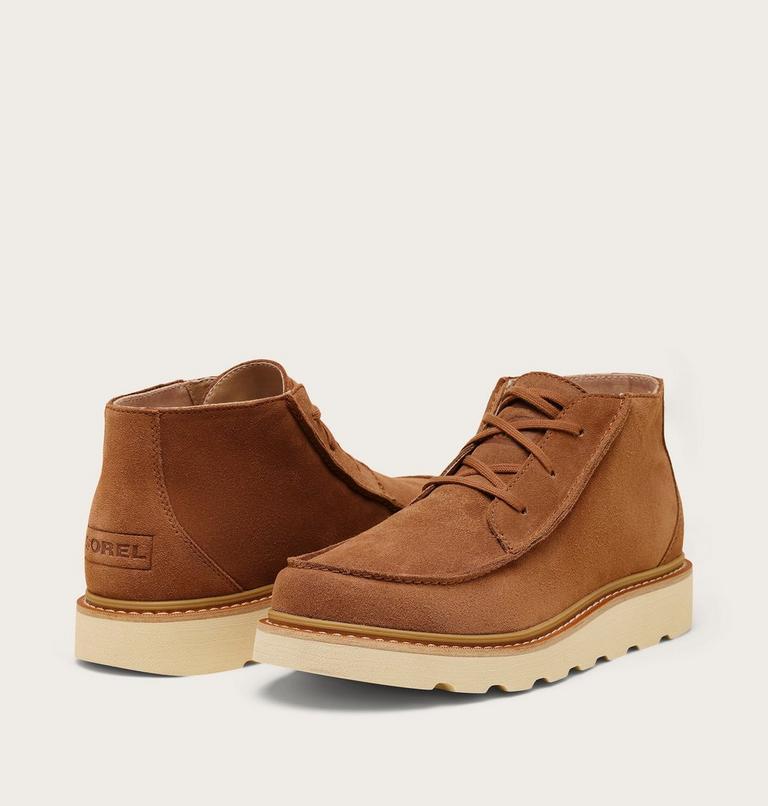 Men's SLABTOWN 62’ Mid Wallabee, Color: Velvet Tan, Bleached Ceramic, image 8