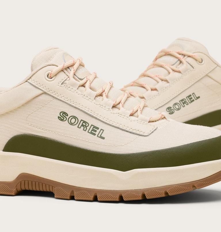 Men's OUTING NW Low Sneaker, Color: Bleached Ceramic, Utility Green, image 8