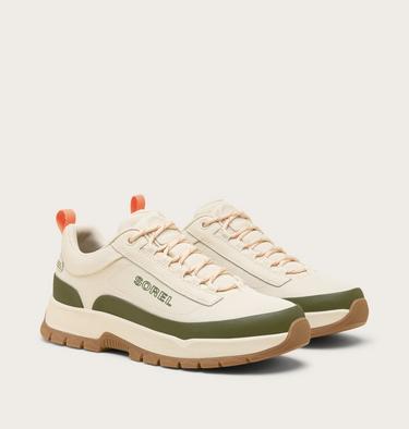 Men's OUTING NW Low Sneaker, Color: Bleached Ceramic, Utility Green, image 2