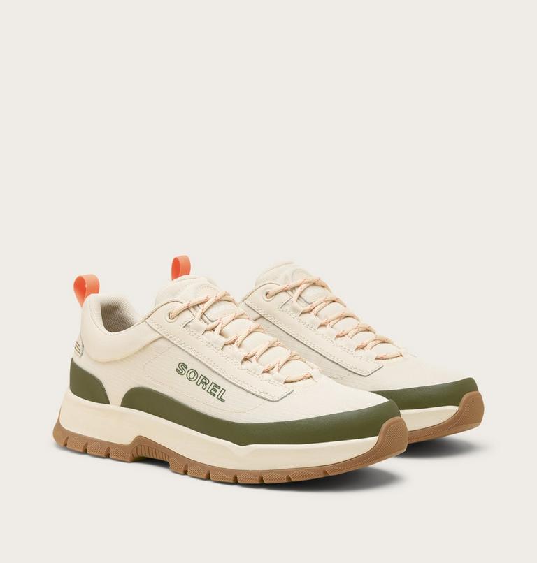 Men's OUTING NW Low Sneaker, Color: Bleached Ceramic, Utility Green, image 2