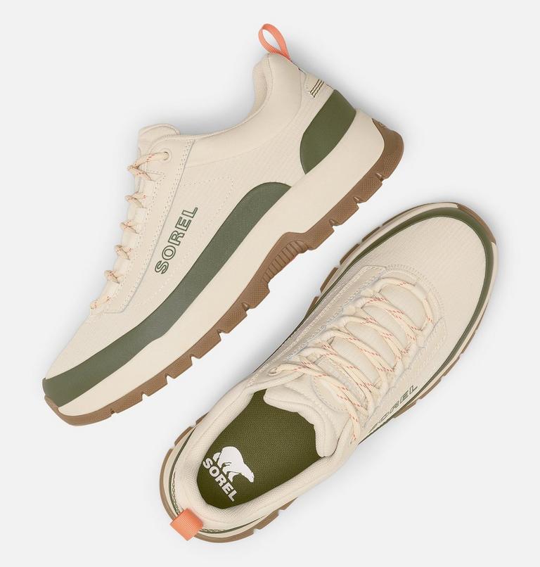 Men's OUTING NW Low Sneaker, Color: Bleached Ceramic, Utility Green, image 3