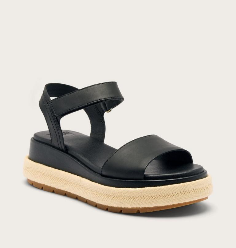 Sunpeak Platform Sandales Pour Femme, Color: Black, Gum 2, image 7