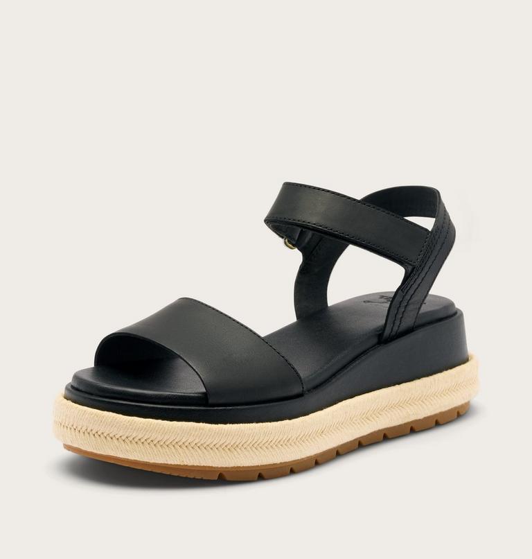 Sunpeak Platform Sandales Pour Femme, Color: Black, Gum 2, image 8