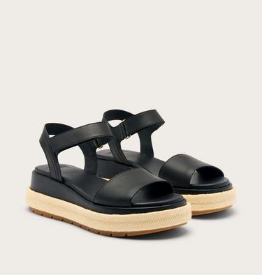 Sunpeak Platform Women's Sandal, Color: Black, Gum 2, image 6