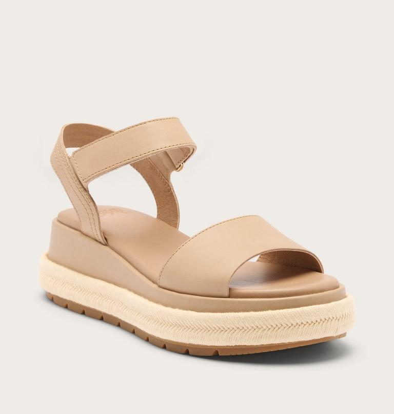 Sunpeak Platform Sandales Pour Femme, Color: Honest Beige, Chalk, image 7