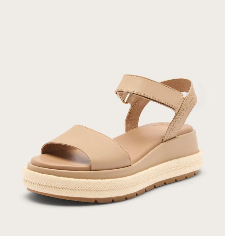 Sunpeak Platform Sandales Pour Femme, Color: Honest Beige, Chalk, image 8
