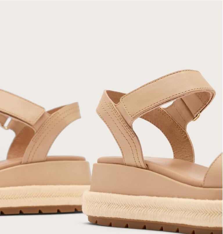 Sunpeak Platform Women's Sandal, Color: Honest Beige, Chalk, image 5