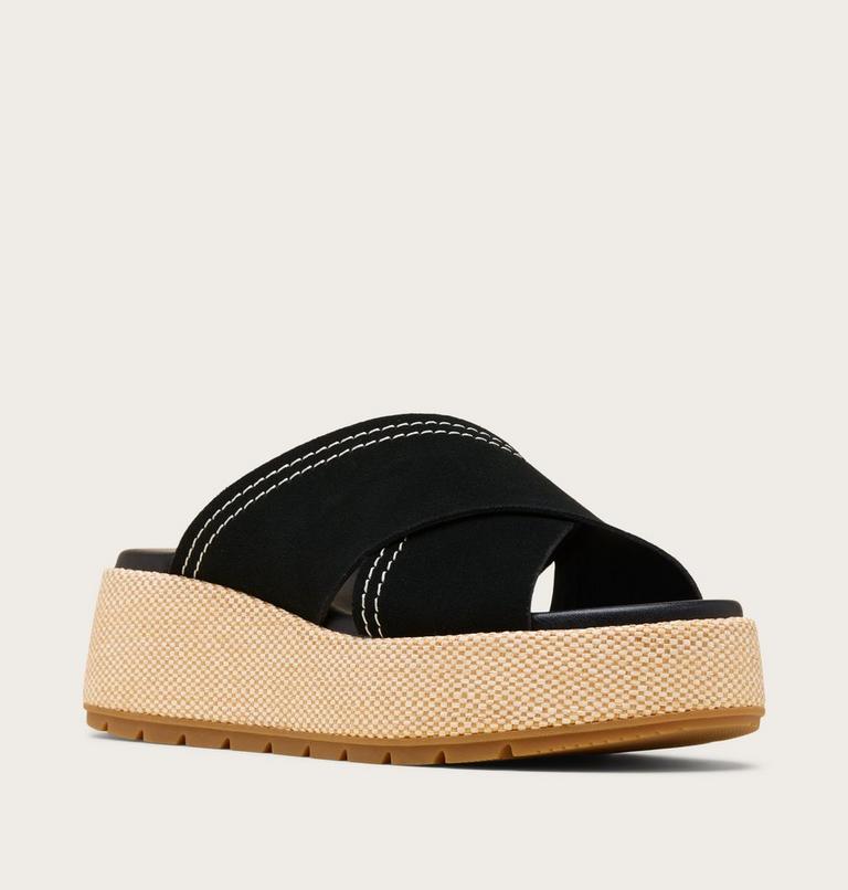 Sunpeak Platform Slide Women's Sandal, Color: Black, Gum 2, image 7