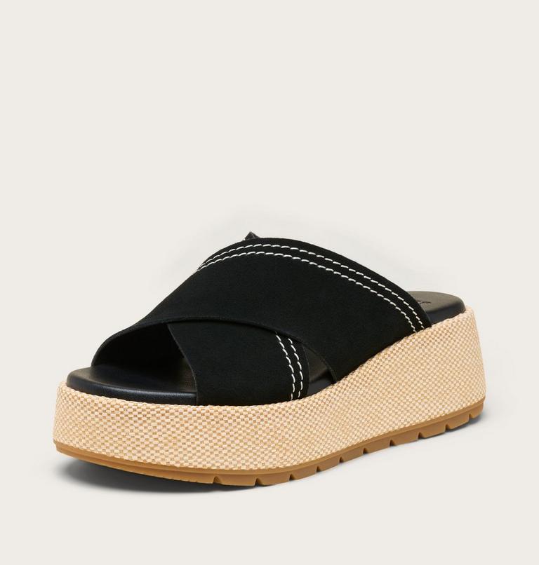 Sunpeak Platform Slide Women's Sandal, Color: Black, Gum 2, image 8