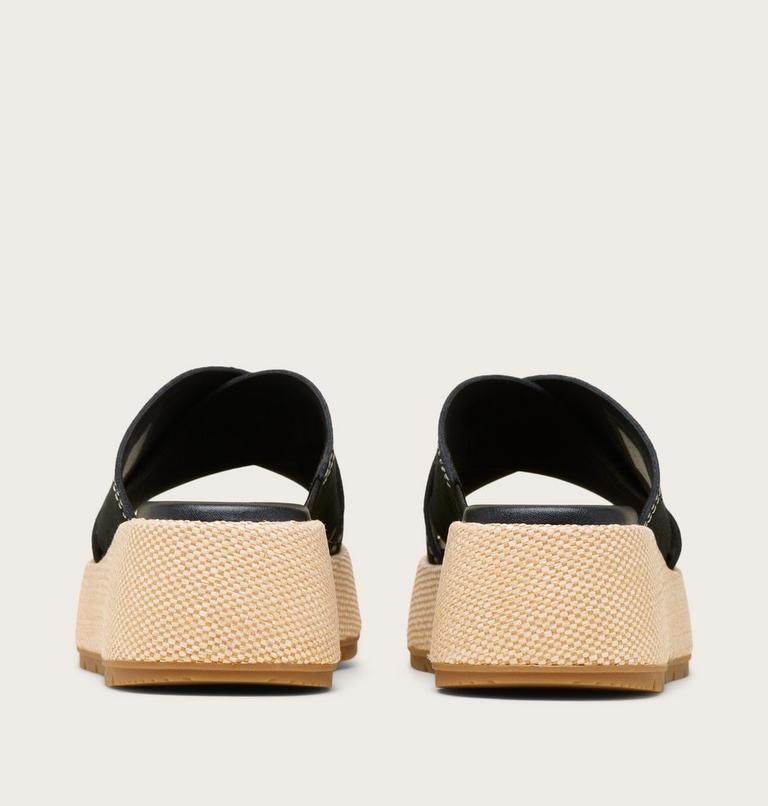 Sunpeak Platform Slide Women's Sandal, Color: Black, Gum 2, image 3