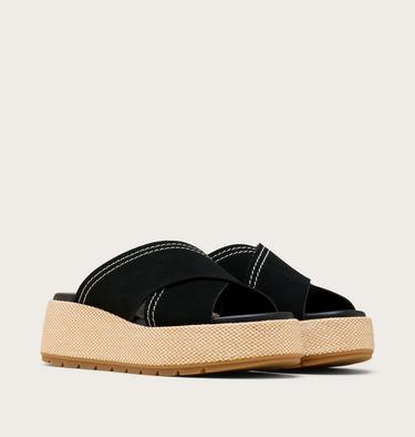 Sunpeak Platform Slide Women's Sandal, Color: Black, Gum 2, image 6