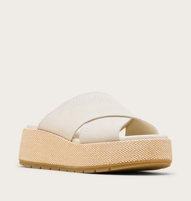 Sunpeak Platform Slide Women's Sandal, Color: Chalk, Gum 16, image 7