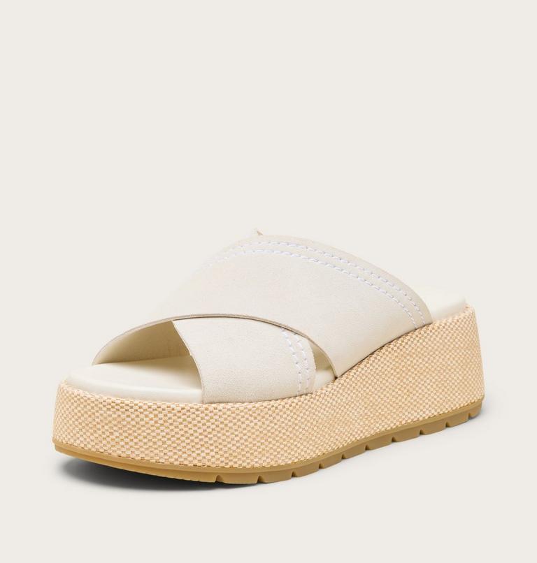 Sunpeak Platform Slide Women's Sandal, Color: Chalk, Gum 16, image 8