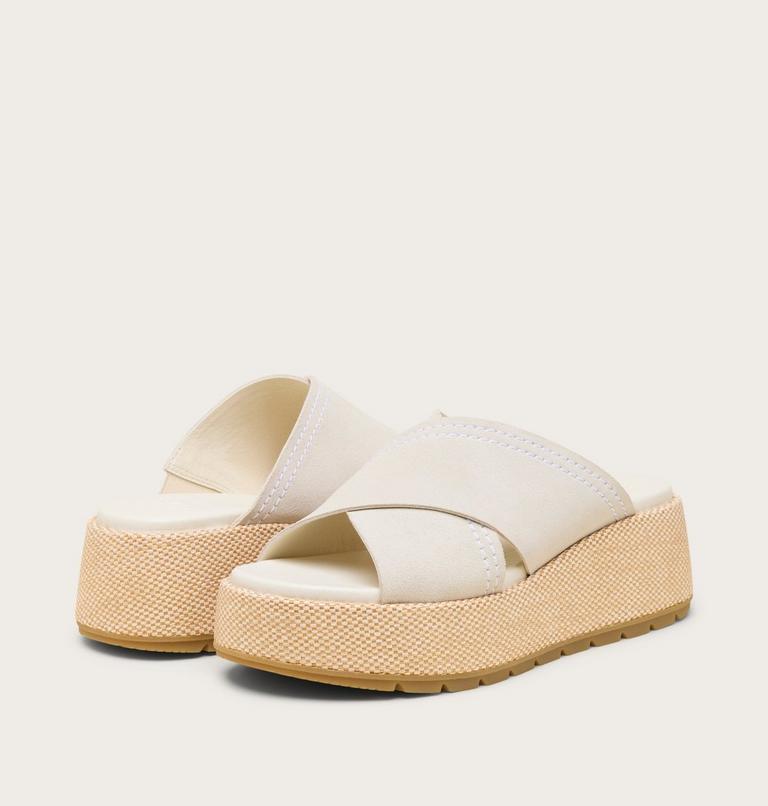 Sunpeak Platform Slide Women's Sandal, Color: Chalk, Gum 16, image 6