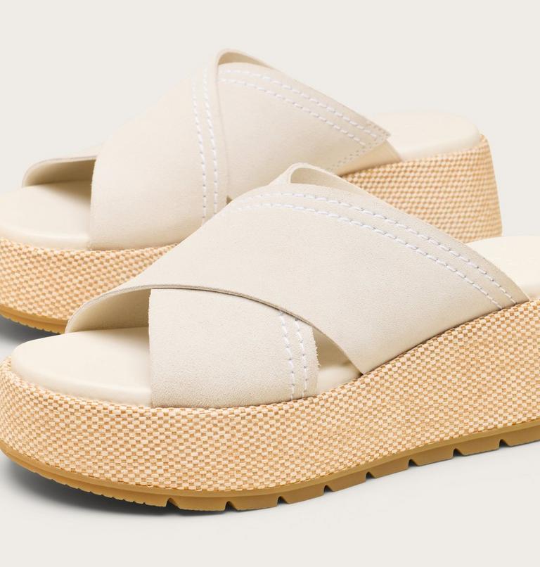 Sunpeak Platform Slide Women's Sandal, Color: Chalk, Gum 16, image 5