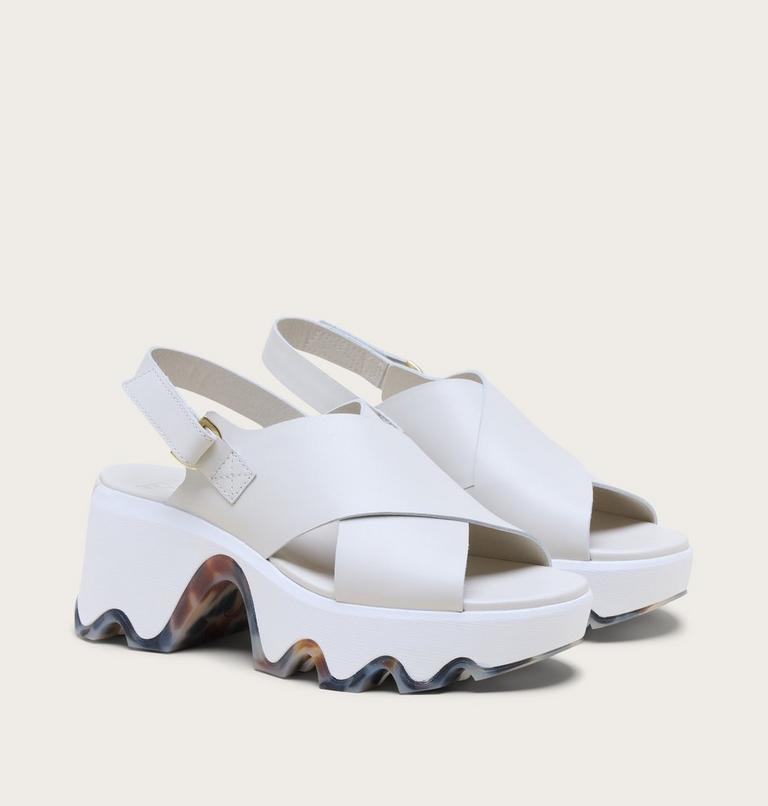 Kinetic Aura Slingback Women's Sandal, Color: Fawn, Black, image 2