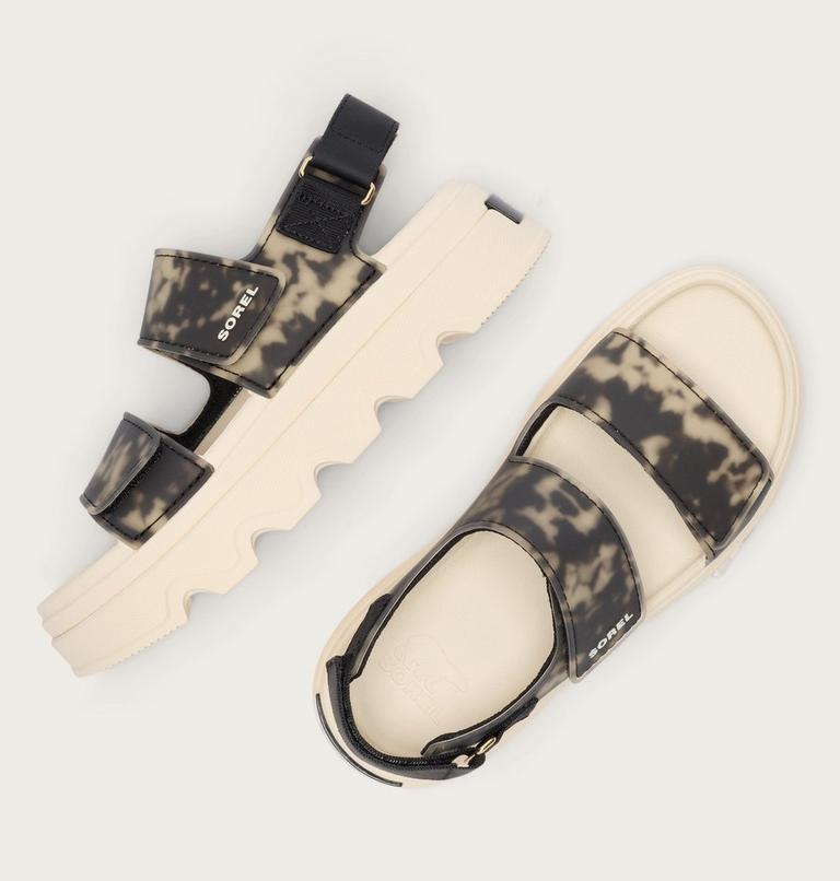 Kinetic Sunchase Ankle Strap Women's Sandal, Color: Black, Chalk, image 5