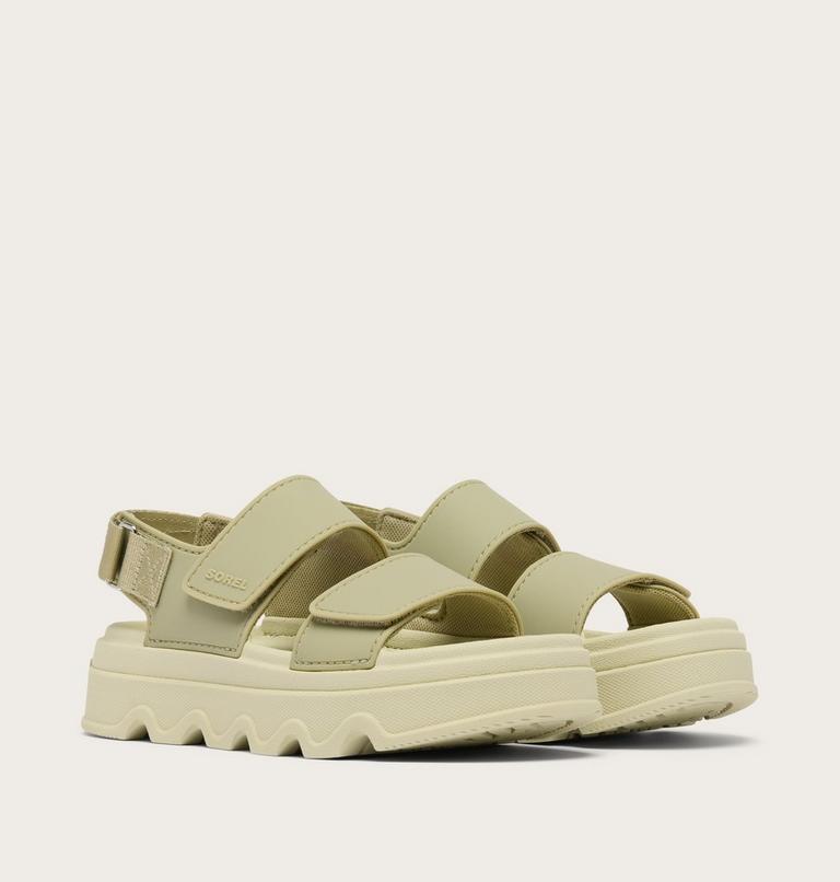 Kinetic Sunchase Ankle Strap Women's Sandal, Color: Dusty Twill, Light Aloe, image 2