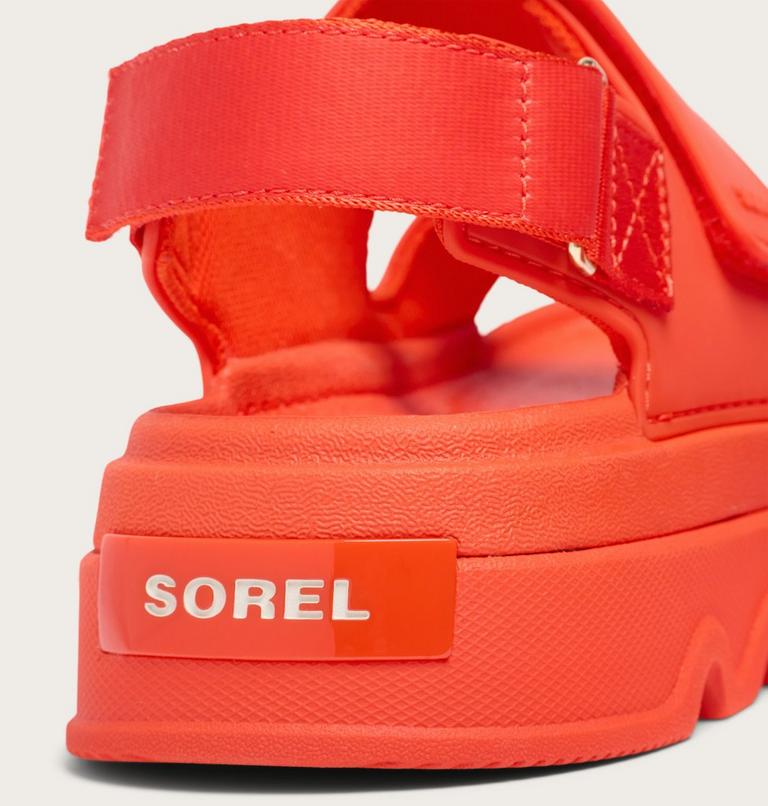 Sandale imprim&eacute;e &agrave; Plateforme KINETIC Sunchase Femme, Color: Crimson Fire, Sea Salt, image 10