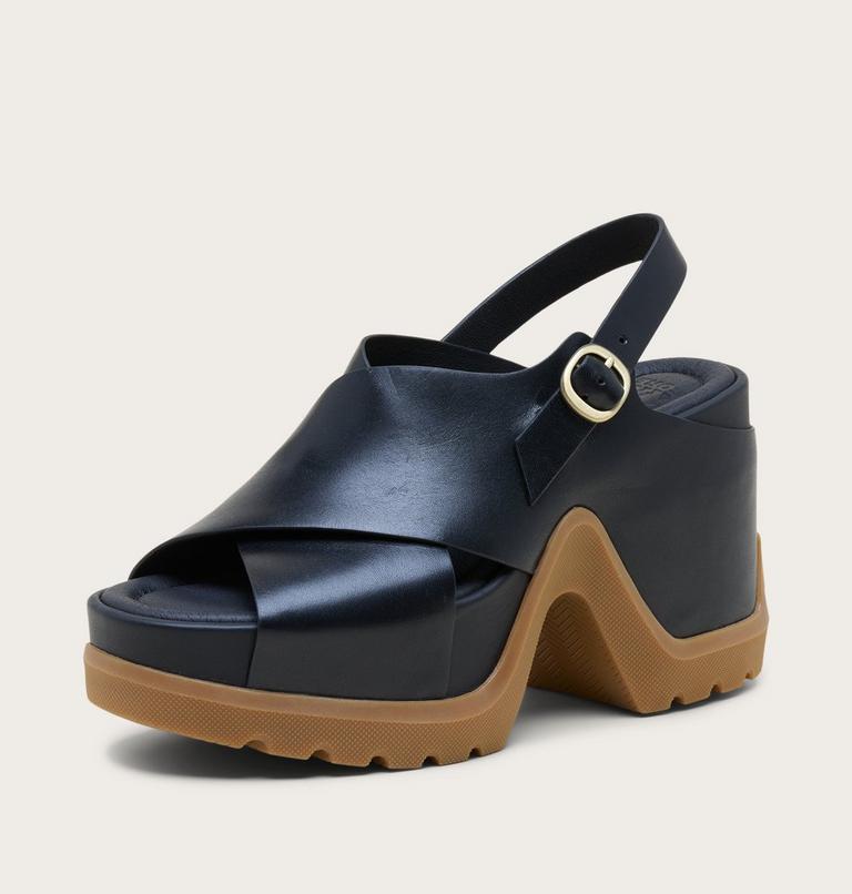 Roam'n Rise Heel Women's Sandal, Color: Black, Gum 2, image 8