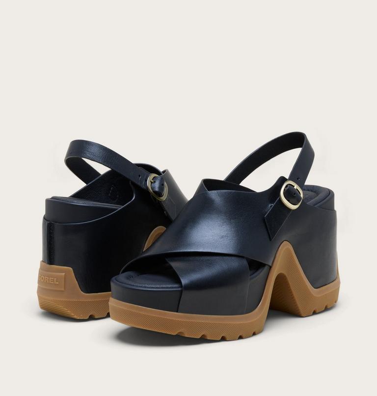 Roam'n Rise Heel Women's Sandal, Color: Black, Gum 2, image 6