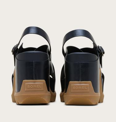 Roam'n Rise Heel Women's Sandal, Color: Black, Gum 2, image 3