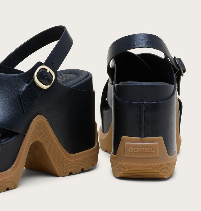 Roam'n Rise Heel Women's Sandal, Color: Black, Gum 2, image 5