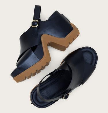 Roam'n Rise Heel Women's Sandal, Color: Black, Gum 2, image 4