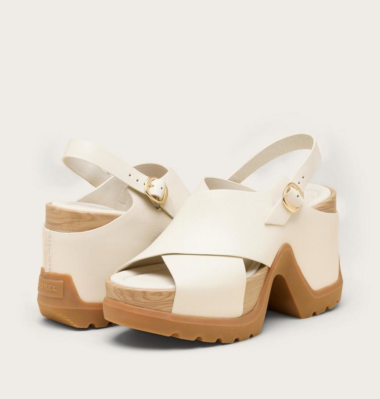 Roam'n Rise Heel Sandales Pour Femme, Color: Chalk, Gum 2, image 8