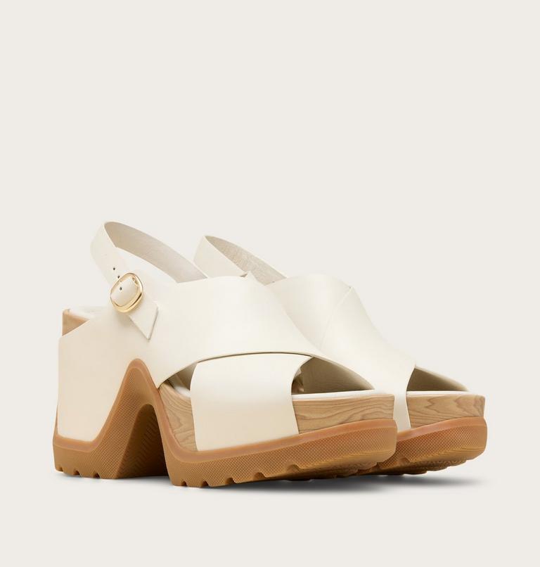 Roam'n Rise Heel Sandales Pour Femme, Color: Chalk, Gum 2, image 2