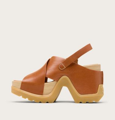 Roam'n Rise Heel Women's Sandal, Color: Iced Tea, Gum 16, image 4