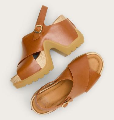 Roam'n Rise Heel Women's Sandal, Color: Iced Tea, Gum 16, image 8