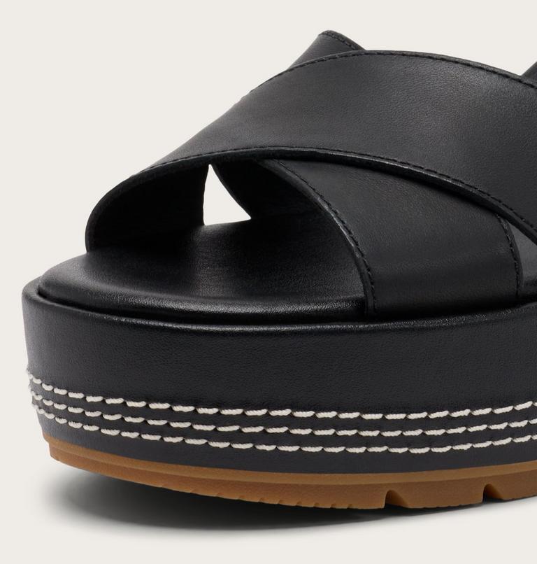 Sunpeak Wedge Ankle Strap Women's Sandal, Color: Black, Gum 2, image 5