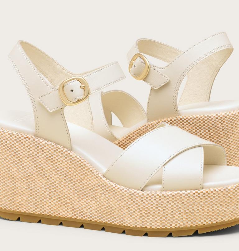 Sunpeak Wedge Ankle Strap Sandales Pour Femme, Color: Chalk, Gum 16, image 5