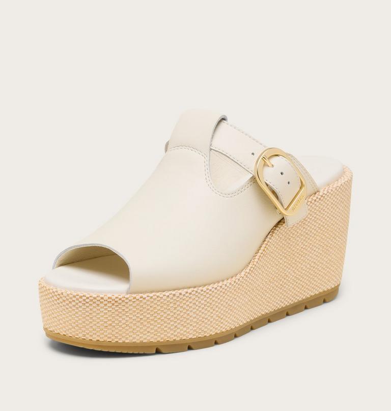 Sunpeak Wedge Slide Women's Sandal, Color: Chalk, Gum 16, image 8