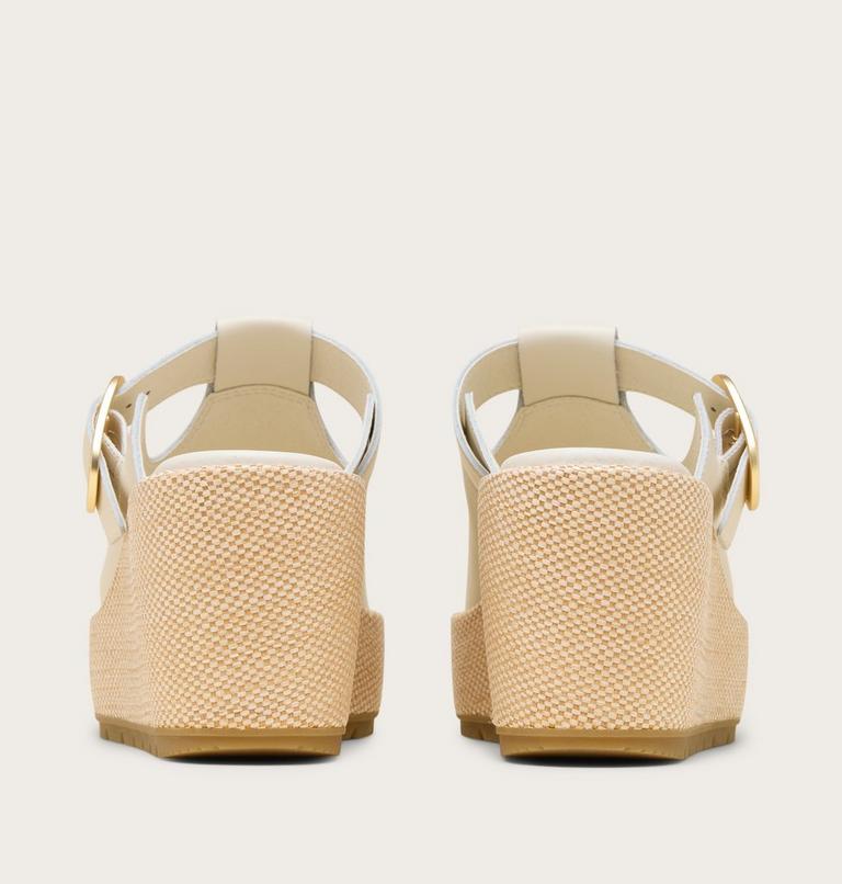 Sunpeak Wedge Slide Women's Sandal, Color: Chalk, Gum 16, image 3