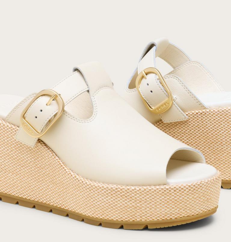 Sunpeak Wedge Slide Women's Sandal, Color: Chalk, Gum 16, image 5