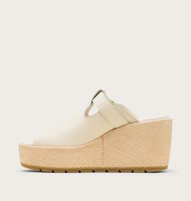Sunpeak Wedge Slide Women's Sandal, Color: Chalk, Gum 16, image 8