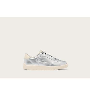Women's ONA Drift Low Sneaker, Color: Pure Silver, Sea Salt, image 1