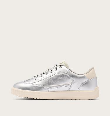 Women's ONA Drift Low Sneaker, Color: Pure Silver, Sea Salt, image 4
