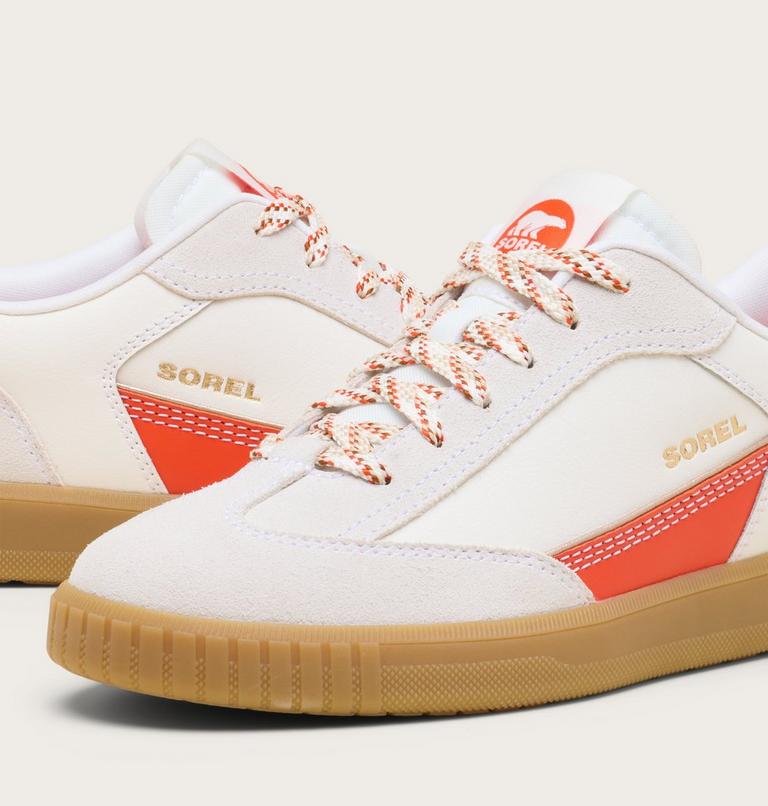 Ona Drift Women's Sneaker, Color: Sea Salt, Crimson Fire, image 5