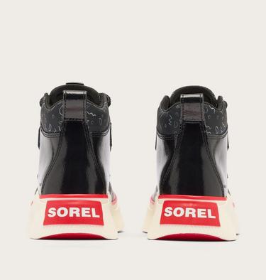 Botte Imperméable Classique OUT N ABOUT IV Enfant, Color: Black, Bright Red, image 3