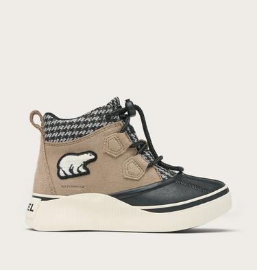 OUT N ABOUT IV Bottes classiques imperméables pour jeunes, Color: Omega Taupe, Black, image 21