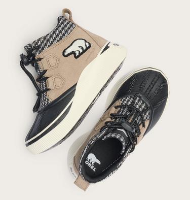 OUT N ABOUT IV Bottes classiques imperméables pour jeunes, Color: Omega Taupe, Black, image 23