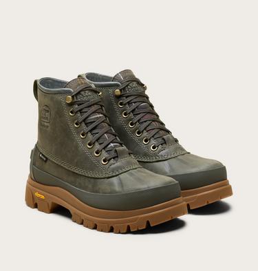 Unisex SOREL x Barbour Daystorm Horizon GTX Boots, Color: Alpine Tundra, Gum 10, image 2