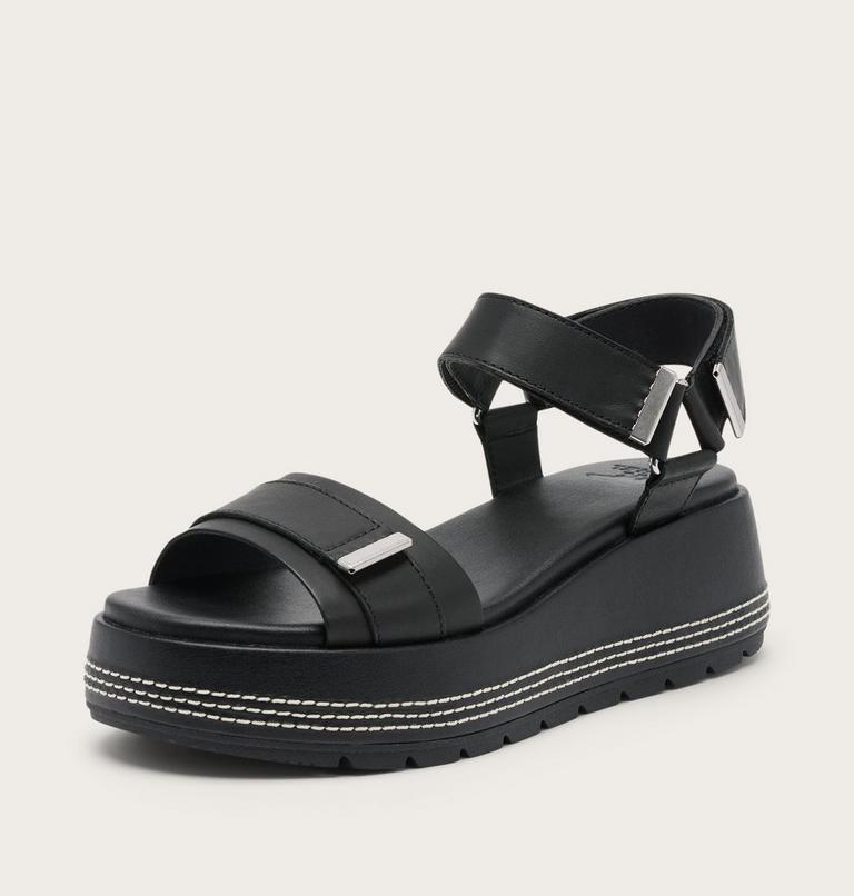 Sunpeak Platform Y-Strap Sandales Pour Femme, Color: Black, Black, image 8