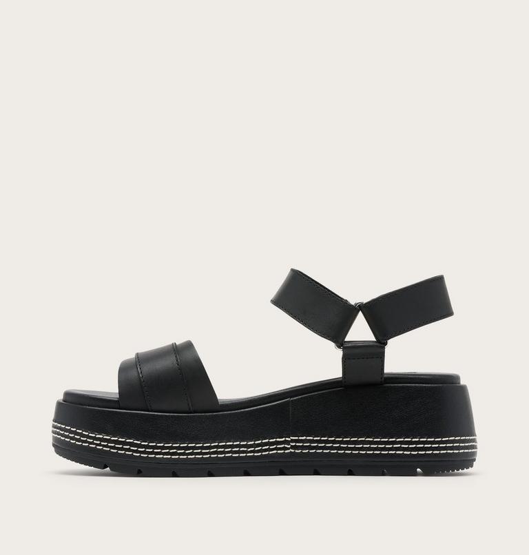 Sunpeak Platform Y-Strap Sandales Pour Femme, Color: Black, Black, image 4