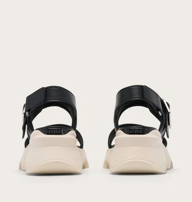 Kinetic Impact Wedge Women's Sandal, Color: Black, Chalk, image 11